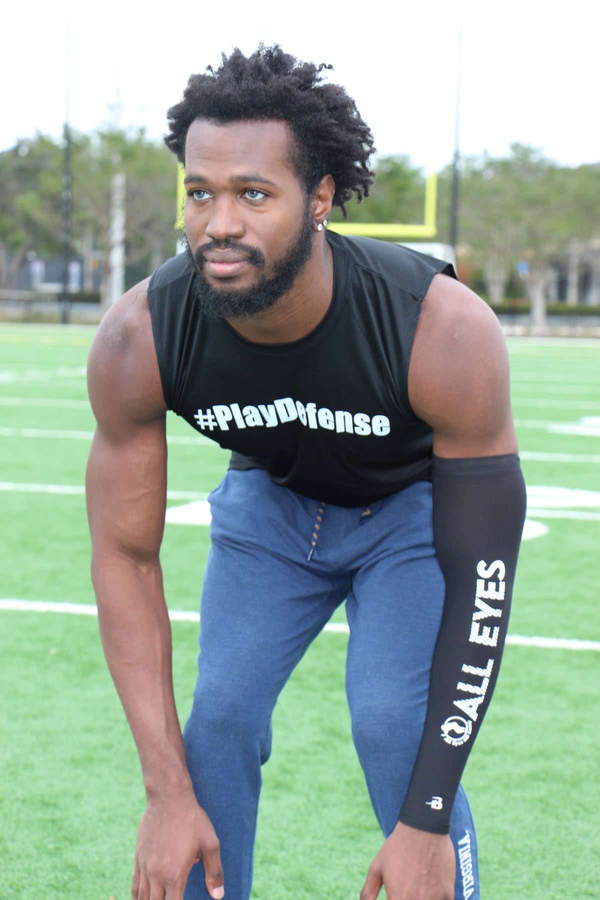 Sleeveless Play Defense shirt (Black)