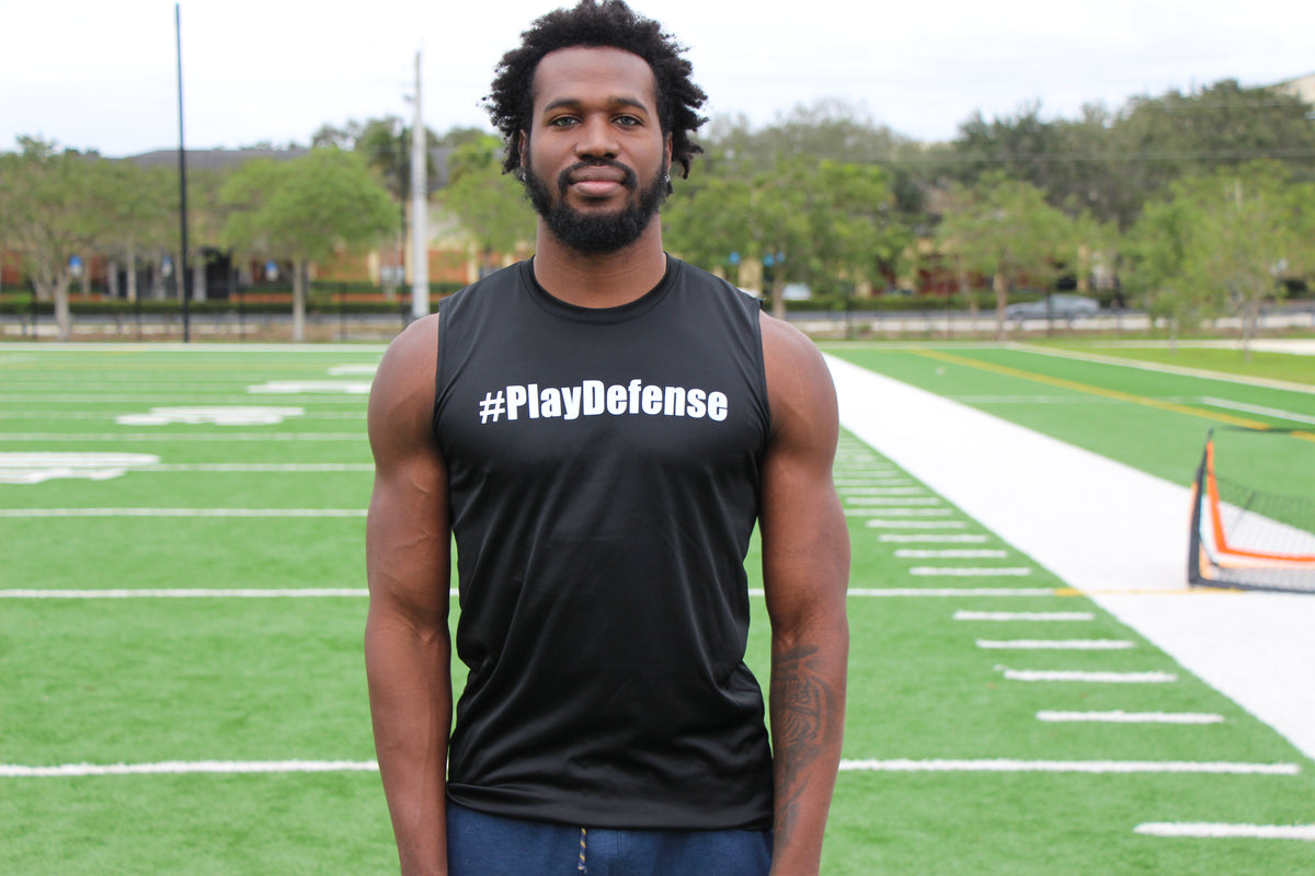 Sleeveless Play Defense shirt (Black)