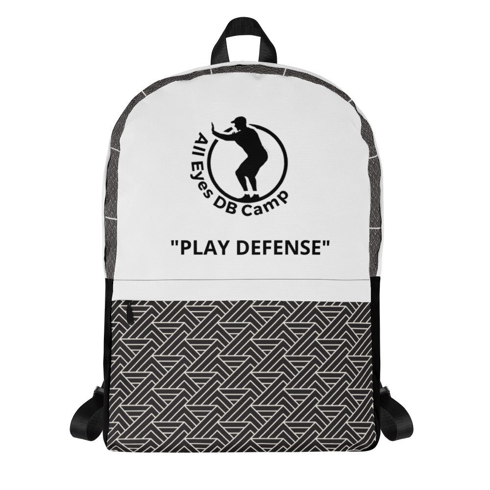 Play DEFENSE Back Pack from All Eyes DB Camp