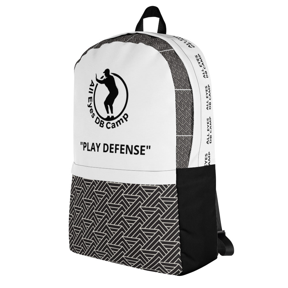 Play DEFENSE Back Pack from All Eyes DB Camp