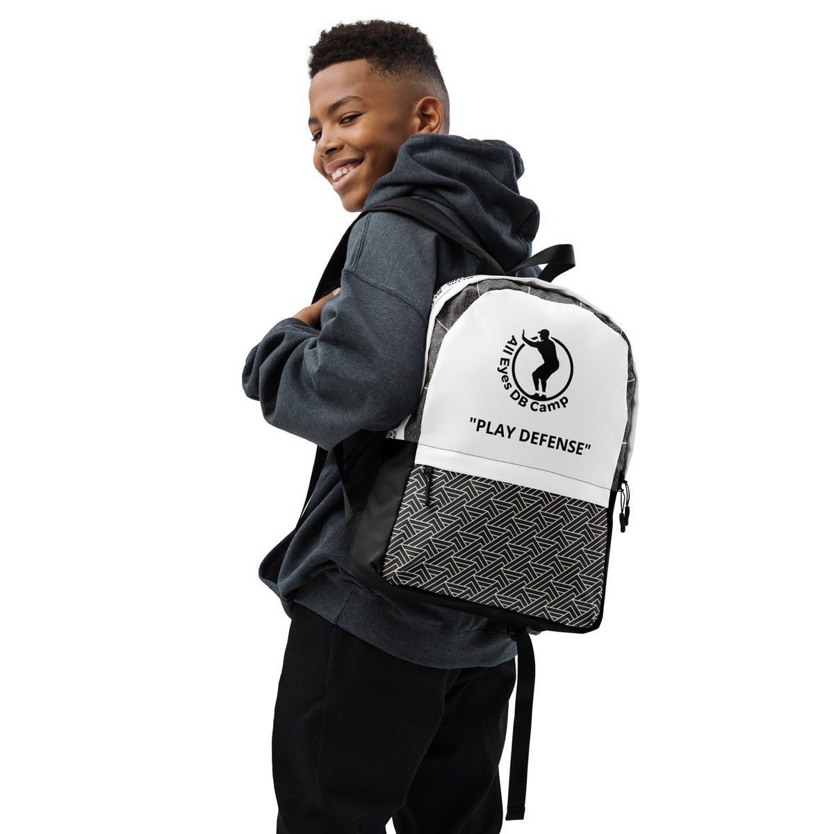 Play DEFENSE Back Pack from All Eyes DB Camp