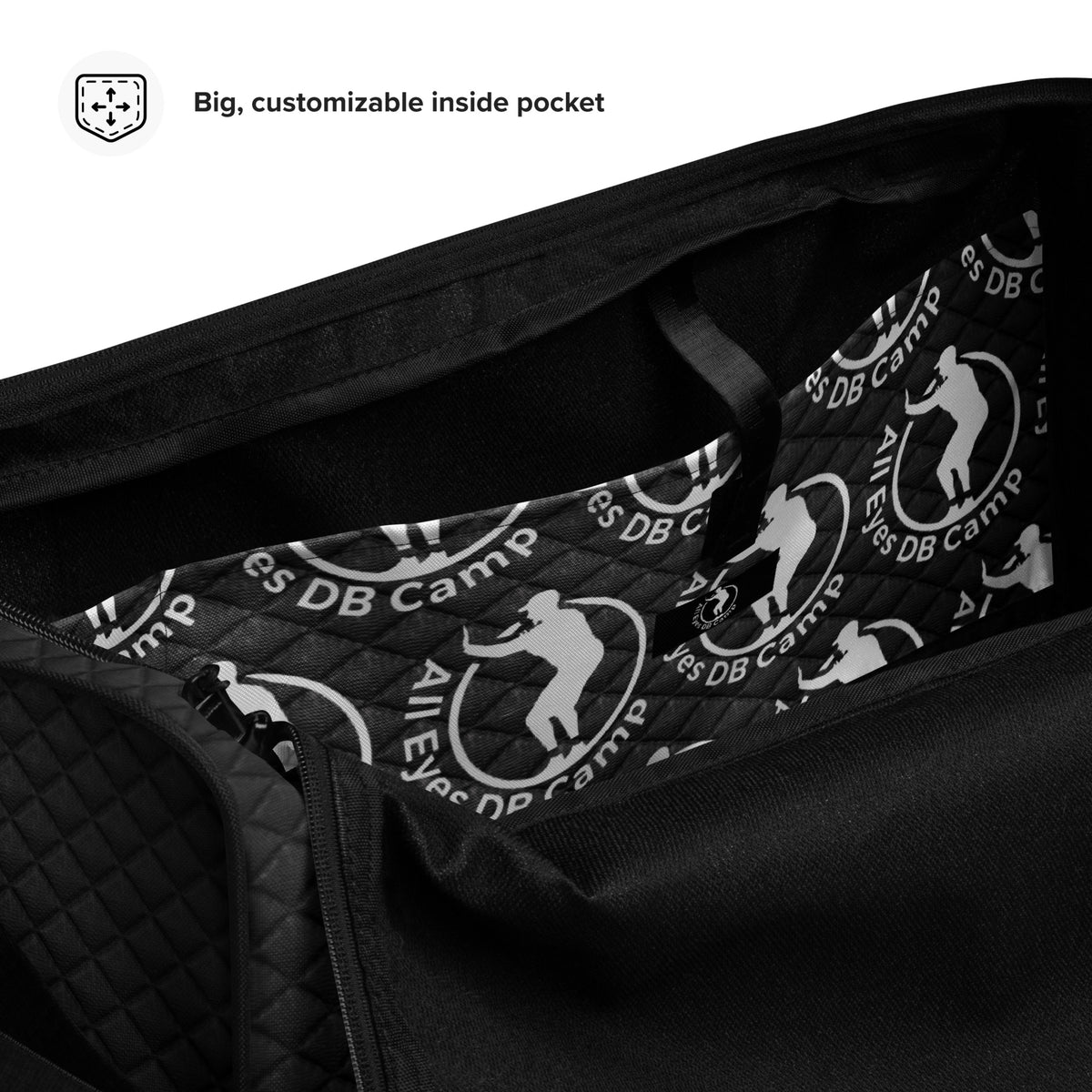 All Eyes 'Get to Work' Duffle Bag (Black)