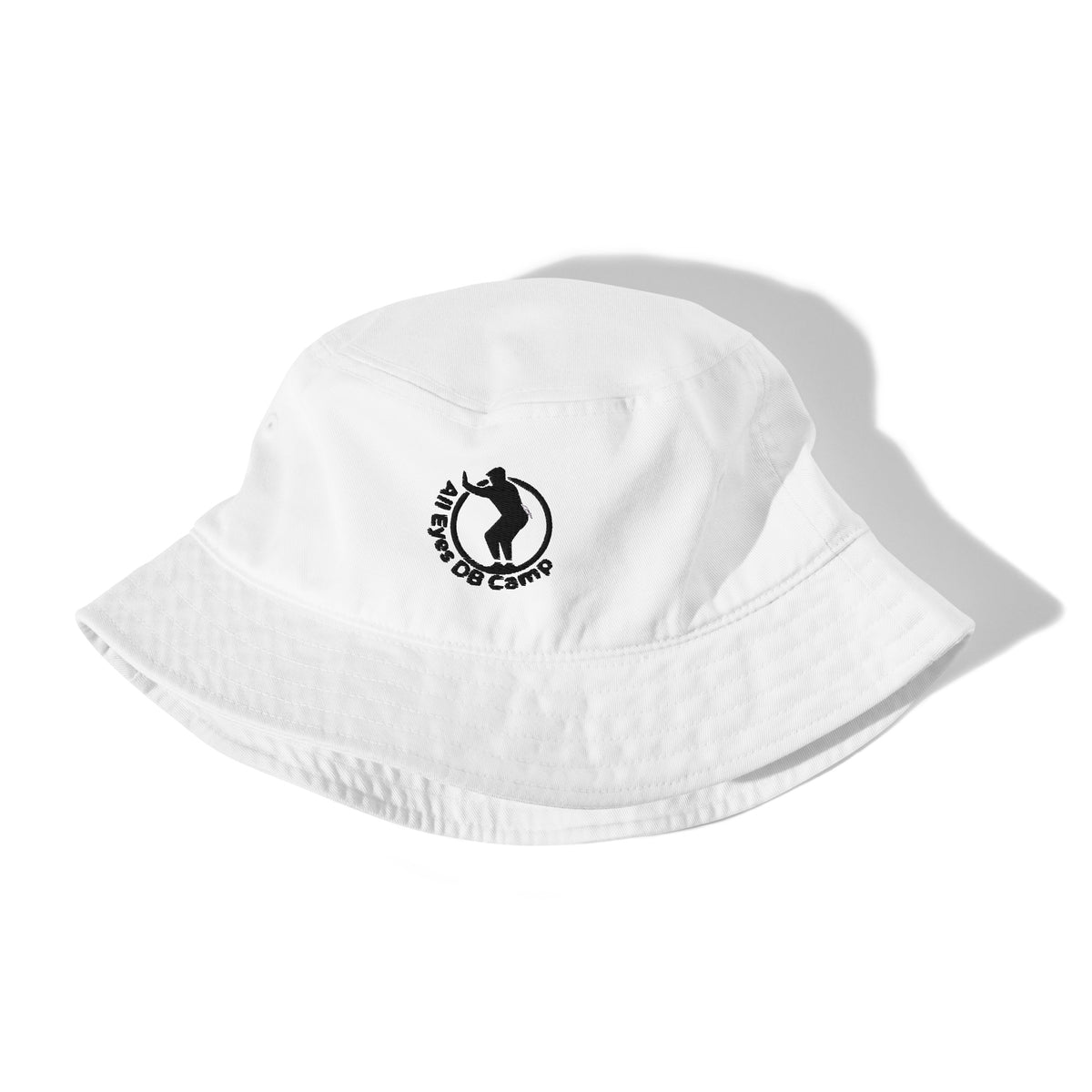 All Eyes DB CAMP bucket hat White