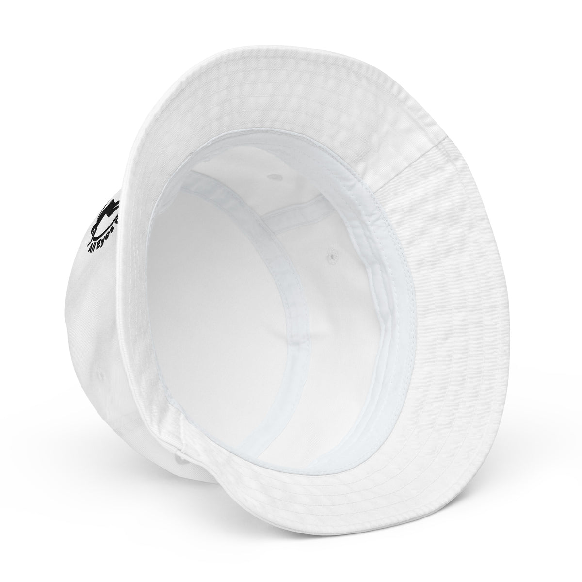 All Eyes DB CAMP bucket hat White